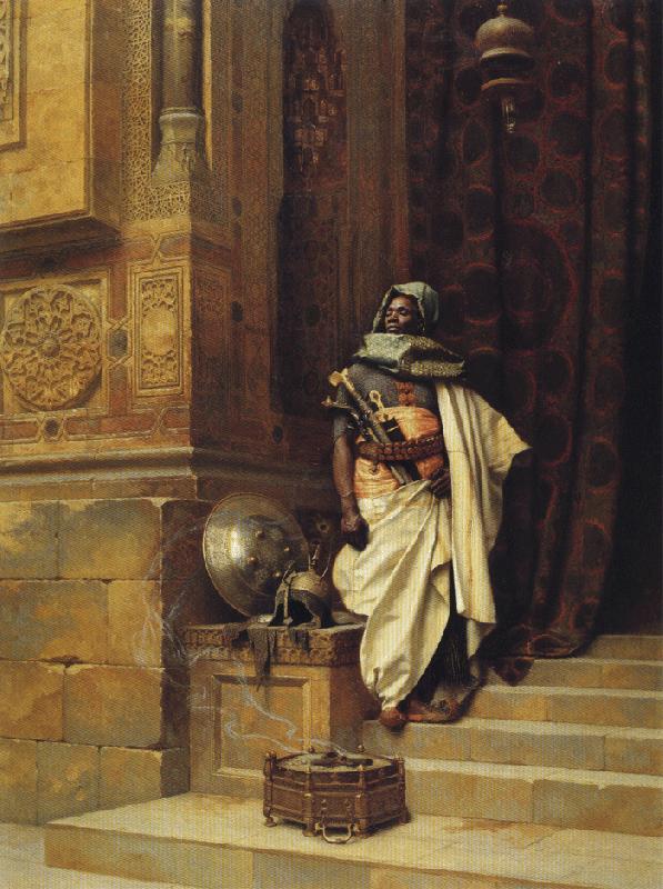 Ludwig Deutsch The Palace Guard Germany oil painting art